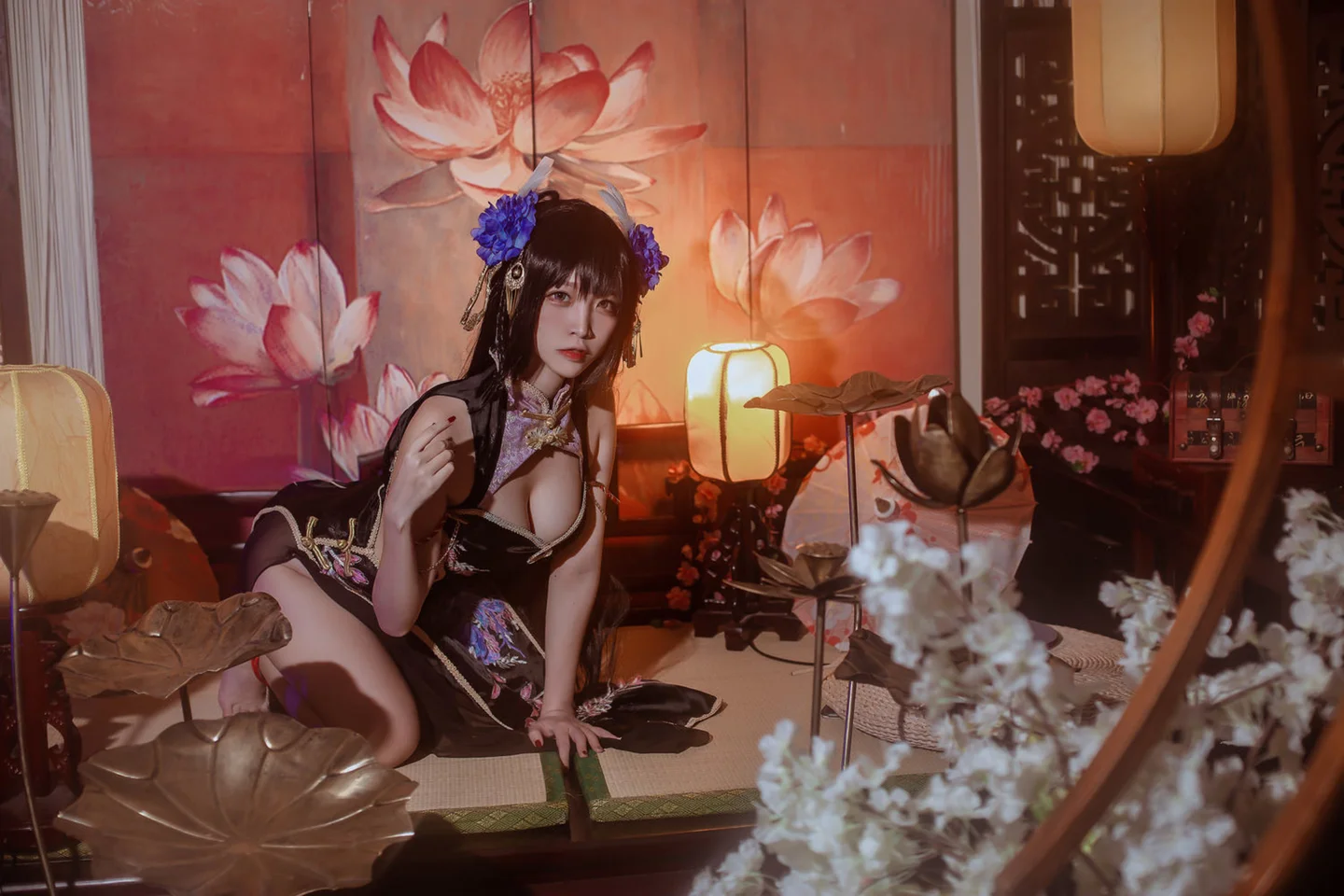 二佐Nisa - No.192 比叡·红梅垂香 [24P-368MB] tg@simisebaisi 【丝足阁】009.webp